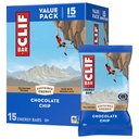 CLIF BAR - Energy Protein Bars - Čokolada Chip - izdelan z organskimi ovesi - Energy Bars - Non-GMO - (15 Pack)