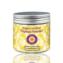 Deve Herbes Pure Triphla Powder (Emblica officinalis) + (Terminalia belerica) + (Tterminalia chebula) Organic Certified Natural Terapy stopnje 200gm, (7.05oz)