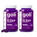 Goli Dreamy Sleep Gummy - 60 Count (Pack of 2) - Melatonin, Vitamin D, Magnezij, in Lemon Balm ekstrakt - želatina-free, Gluten-free, Vegan & Ne-GMO