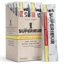 Superieur Electrolyte Powder Packets- Vegan Elektrolit Hidracija Powder w/Sea Minerali- Keto Prijazni, Non-GMO, Zero Sladkor Elektrolit Dopolnilo-Zdrav šport Napitek-Strawberry Limonada (14 Packets)