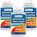 Najboljši naravni kalijev glukonat 595 mg 250 tablet (250 tablet (3. paket))