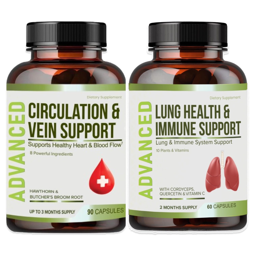 NutraPro Lung Health & Imune Support Supplement - Lung Cleanse in Detox z vitamini imunitete za boljše pljuča