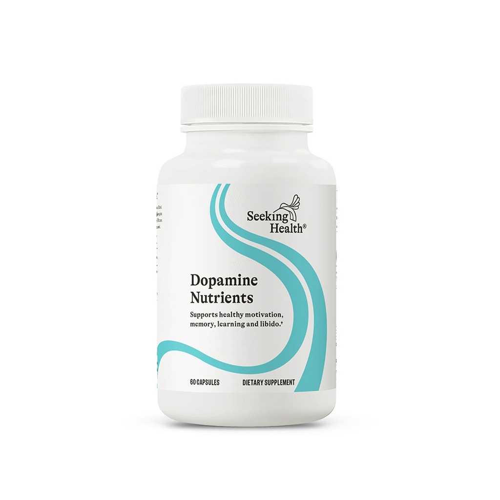 Iskanje zdravja Dopamin Nutrienti, Energy Support, Antioksidant Podpora, Vegetarian (60 kapsul)