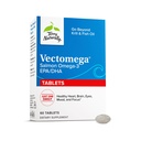 Terry Seveda Vectomega - dodatek z EPA & DHA - Omega-3 tablete za zdravje možganov in srca - prehranska dopolnila z esencialnimi maščobnimi kislinami in peptidi - 60 tablet
