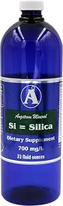 Silica Dodatki Angstrom Minerali - Tekoča Ionska Silika Mineralna voda 32oz 700ppm