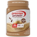Premier Protein Powder, Café Latte, 30g Protein, 1g Sladkor, 100% Whey Protein, Keto Friendly, Gluten Free, No Soy, 95mg Kofein za energijo, 23.9 oz (17 Servings)