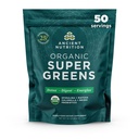 Ancient Nutrition Super Greens Powder, Organic Superfood Powder s probiotiki, izdelanimi s Spirulina, Klorella, Matcha, in Digestive Enzymes, 50 Servings, 14.1 oz