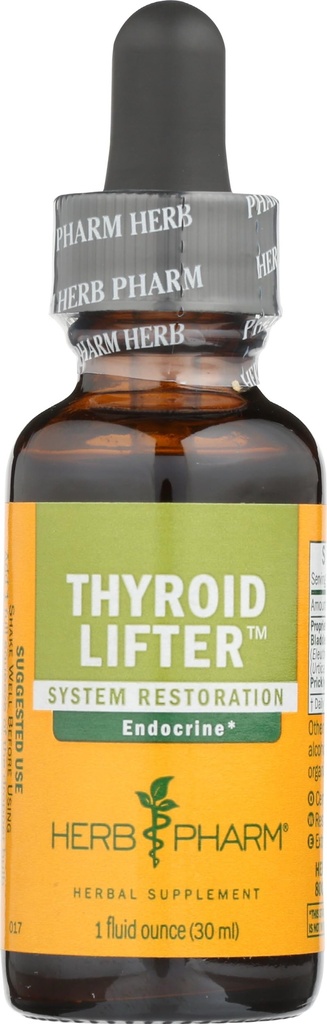 Herb Pharm ščitnica Liquid Herbal Formula za podporo Endocrine System - 1 Ounce