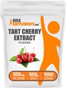BulkSupplements.com Tart Cherry Extract prašek - Tart Cherry dodatek, zeliščni dodatek - antioksidant vir, Gluten Free, 500mg na serviranje, 500g (1,1 lbs) (Pack of 1)
