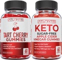 Atlantis Nutrition Tart Cherry 60 Gumies + Brez sladkorja Keto Apple Cider Vinegar 60 Gumies