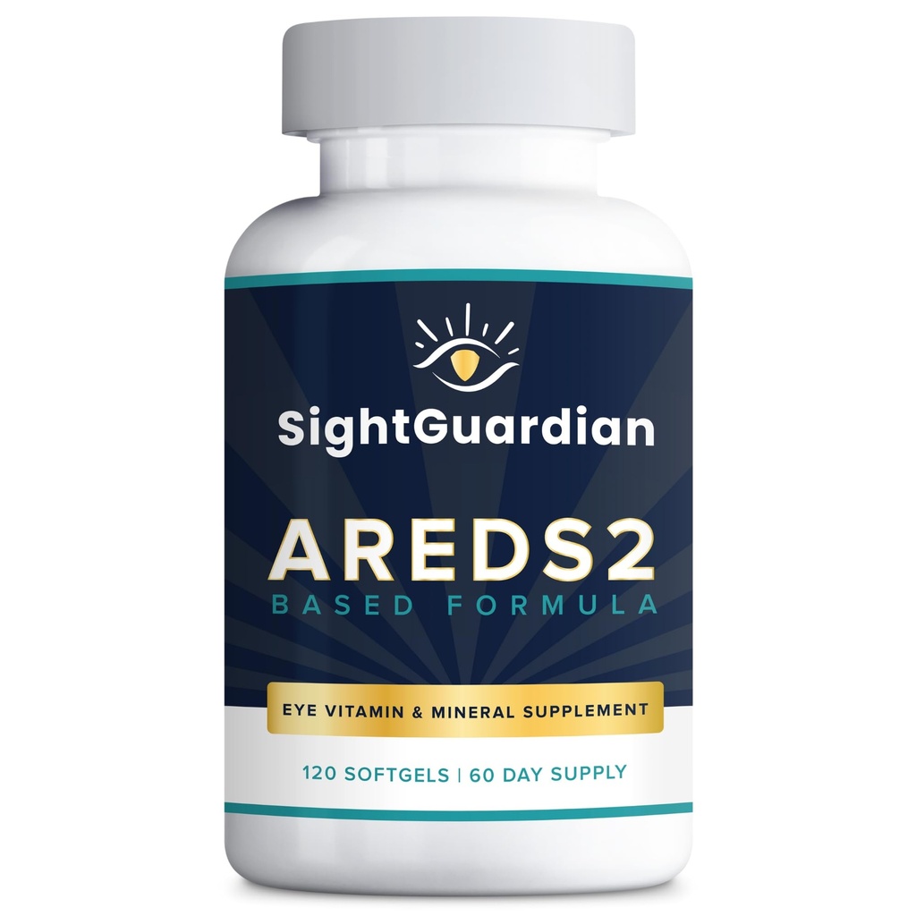 AREDS2 Na bazi Eye Vitamin-Mineral dodatek (120 ct. 60 Day Supplement) - AREDS2 Based dodatek za oči - nizko cink Formula - Vision dodatek in vitamin