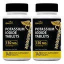 Tablete kalijevega jodida (paket z 2) 130 mg - 280 tablet EXP 10/2032 - YODO Naciente - KI tablete - Yoduro de Potasio - Nutri dodatki