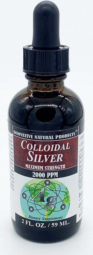 Koloidno srebro 2000 PPM (2 oz) po inovativnih naravnih izdelkih