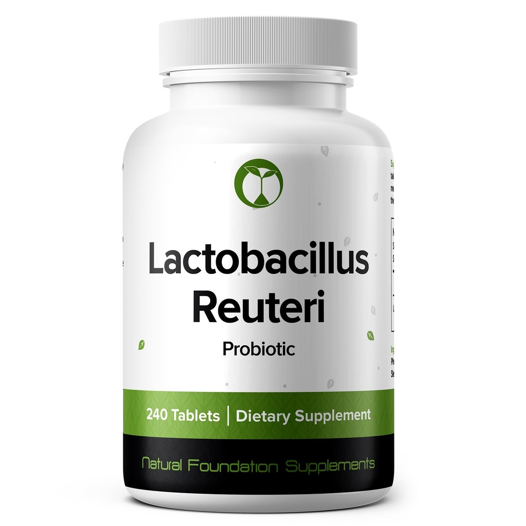 Lactobacillus Reuteri Probiotic Dodatek 240 Tablete 3 Biljon CFU Probiotiki za moške in ženske podpira črevesne prebavne motnje in črevesno zdravje (240, Lactobacillus Reuteri)