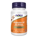 NOW Foods Supplements, Probiotic-10TM, 25 milijard, z 10 Probiotic sevi, Mlekarna, soja in gluten brez, sev preverjen, 30 Veg kapsule