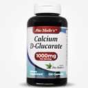 Laboratorij - Kalcijev d- glukarat, Kalcijev 1000 mg - 120 Kaps, Kalcijev dodatek- Menopaza Podpora- Hormon Harmonija- Jetrni detoks- Detox Čistilo- Ultra visoka Absorpcija- Kalcij, Kalcij.