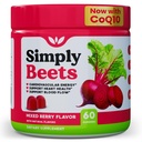 Pesa Gumiji z CoQ10-Nitric Oxide & Energy Support-Non-GMO Pese Powder & Grozdje Semena Ekstrakt- Naravno mešano Berry Flavor-60 Število