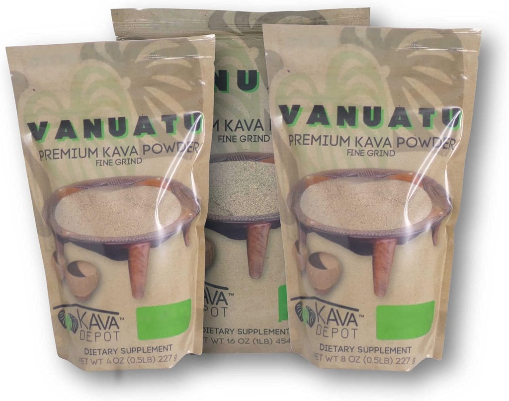 Vanuatu Kava - Kava Depot (Lateralne korenine, 16oz)