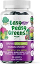 EasyPeasyGreens Daily Veggie Gummies za otroke - 90 Greens Gummies - pomaga izbirčnim jedcem dobili svoje zelenjave v - Made with 10 Real Zelenjavni ekstrakti in 100% Vegan