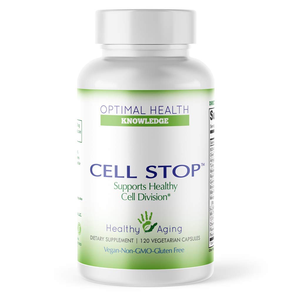 CELL STOP - Močan celični oddelek podpora, Propriety mešanica vključuje kurkumin, zeleni čaj, Reishi goba, turška repa goba, Broccoli ekstrakt, 1,3/1,6 Beta glukan, in drugi - 120 Veggie kapsule