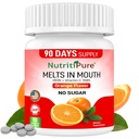 Žvečljiv železov dodatek za ženske/moške (karbonilno železo 18 mg z vitaminom C 30 mg) Tableta v oranžni aromi 90 Število (1)