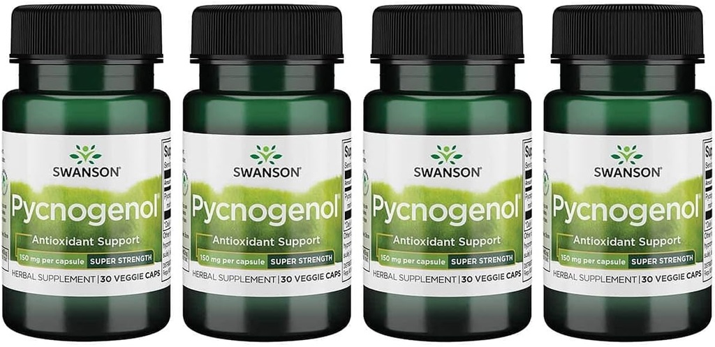 Swanson Ultra Pycnogenol - Super Jakost 150 mg 30 Veg Caps 4 pakiranje