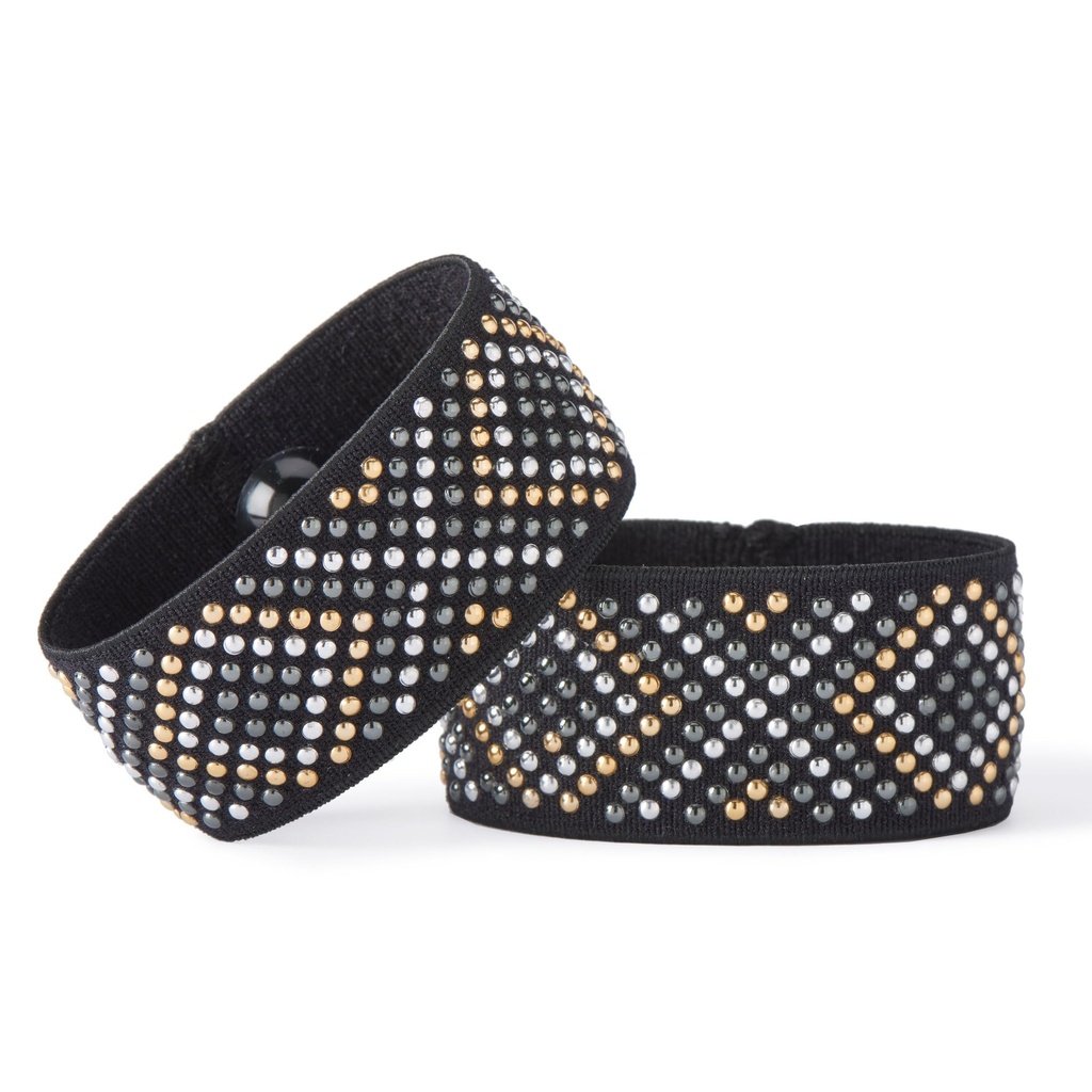 Blisslets Acupressure Motion Sickness Bands - Cecilia Duo (Large) - Stylish Morning Sickness Relief Band | Travel, Pregnancy, Cruise