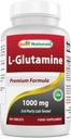 Najboljše naravne L-glutamin 1000mg goriva za vadbo (ne-GMO) tablete, 180