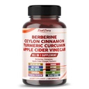 Berberine Cinamon Apple Cider kitara - Skupna Wellness podpora- Made in USA