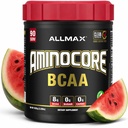 ALLMAX Nutrition AMINOCORE BCAA Powder, 8.18 Gram aminokislin, Intra and Post Workout Recovery Drink, Gluten Free, Watermelon, 945 g