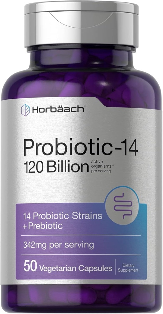 Horbäach probiotiki 120 milijard CFU 
