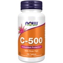 NOW Foods Supplements, Vitamin C-500 z Rose Hips, Antioksidant zaščita*, 100 tablet