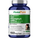 NusaPure visoka absorpcija Trojni klorofil 1000 mg 150 Veg Caps Primerno za vegetarijance in Vegane, ne-GMO