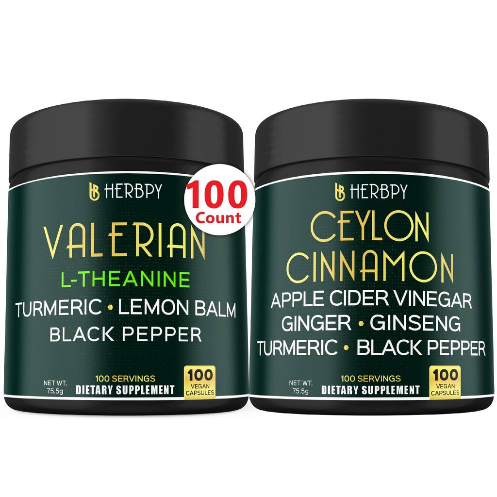 Bundele 5in1 Valerian Root dodatek & 6in1 Premium Ceylon Cimet dopolnila