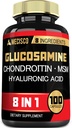 7000 mg glukozamin hondroitin MSM z imunskim dopolnilom - podporna kost, skupno zdravje, imunski sistem in splošno zdravje - 100 kapsul