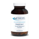 MetaCalm - GABA L-Theanin dodatek za mir, spanje in podporo stresu, vitamin B6, aktivni folat, magnezij in 5-HTP kompleks za odrasle, moške in ženske - 90 kapsul