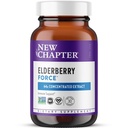 Novo poglavje Vegan Elderberry Kapsule s 64x Koncentrirana črna Bezgovina + črni ribez za celovito imuno podporo, Ne-GMO projekt preverjen, Gluten prost, Certified Vegan, 30 Count