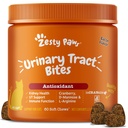 Zesty Paws Cranberry Urin Tract Bites for Cats - Zdravje ledvic in sečil Tract - Mehki žveči z D-manozo, vitamin B6 & L-arginin - Imune & Gut Support - Bacon - 60 Count