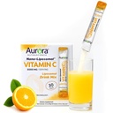 Aurora Nutrascience Nano-Pack Liposomal Vitamin C v prahu pijača mešanica, Imunska podpora, Visoka trdnost 3000 mg na strežbo, 30 Eno serviranje paketi, oranžna