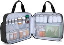 Trunab tablete steklenica Organizator Medicina Nošenje vrečka varno zdravilo Potovalna vrečka za recept, Vitamini, Medicinski dodatki shranjevanje (samo Bag)
