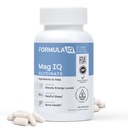 FIQ - Mag IQ Glicinat - Magnezijev biglicinat Chelat TRAACS - visoka absorpcija Magnezijev glicinat dodatek - spanje, dnevna energija, & dobro počutje kosti - 60 kapsul