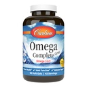 Carlson - Omega Complete Gems, Omega-3-6-9, Divji ujet, trajno izvorno, zdravje srca, skupno funkcijo in imunske podpore, 90 Softgels