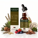Lumvelle Wild Harvested Wormwood Drops, 7-Ingredient Alcohol-Free Herbal Extract, Gut Cleaning & Digestive Balance Support, Easy-to-Use Daily Liquid Supplement, 1 Pcs Oil