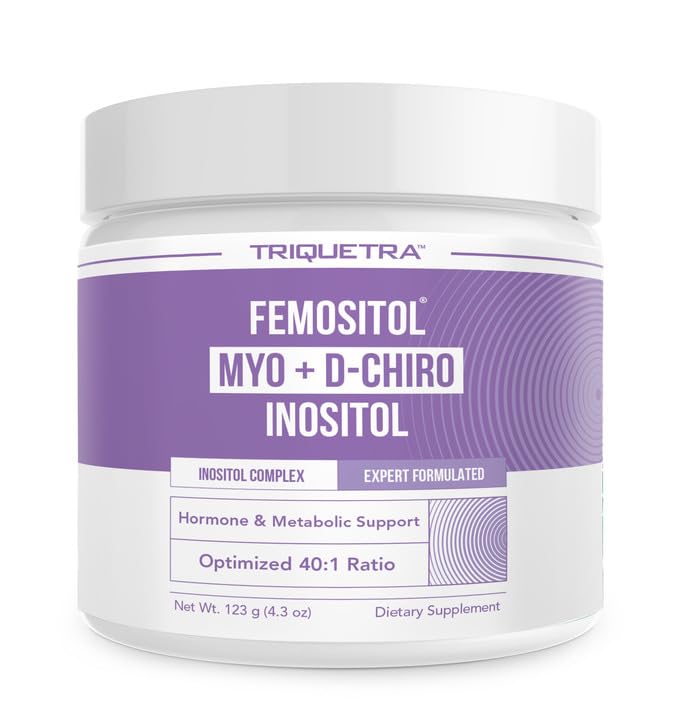 FemoSitol Inositol Powder | Myo-Inositol & D-Chiro Inositol Complex - Clinically Proven 40:1 Ratio (Vitamin B8) | Hormonal Balance & Healthy Ovarian Function Support (123 gram – 60 Servings)