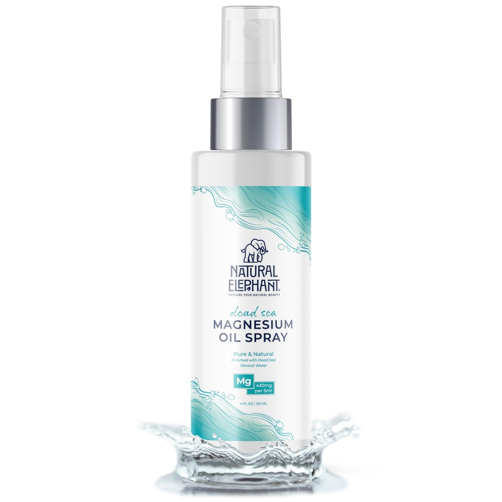 Natural Elephant Dead Sea Magnezijevo olje Spray za topično uporabo 