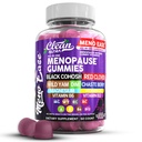 Menopaza Dopolnilo za ženske Gumies s črnim Cohosh, Wild Yam, DIM, Magnezij, Rdeča Clover Chasteberry za hormonski Balance noč potenje Mood Plus Bergamot, Vitamin D3, Vitamin B6 B12