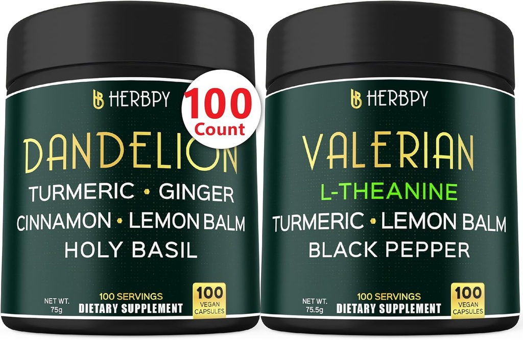 Bundele 6in1 Dandelion dodatek & 5in1 Valerian Root dodatek