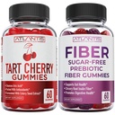Atlantis Nutrition Tart Cherry 60 Gumies + Sugar Free Fiber Gumies za odrasle 2-Pack (120 Gumies)