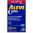 Aleve PM Sleep Aid Plus Pain Reliever Caplets, Naproxen Natrijev in difenhidramin HCl, nočni čas, 120 Število