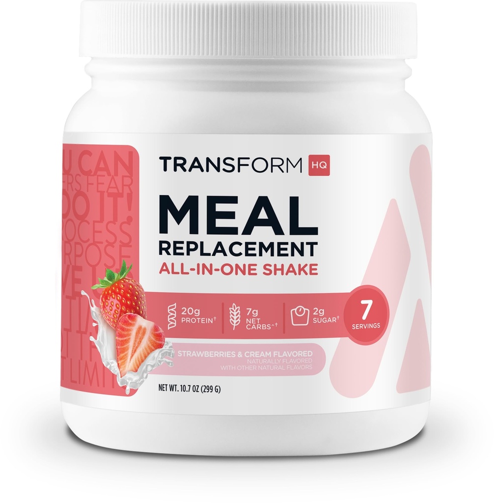 Pretvorba HQ Nadomestni stresalnik v prahu 7 Strežnice (Strawberry & Cream) - Gluten Free, Non-GMO